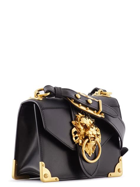 prada black lion bag|prada animal lion shoulder bag.